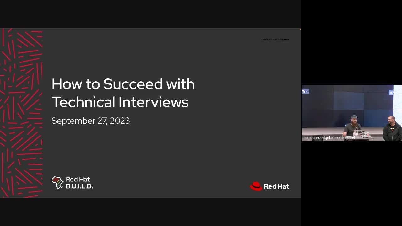 Default preview image for 2023 Red Hat B.U.I.L.D. Technical Interview Workshop.mp4 video.